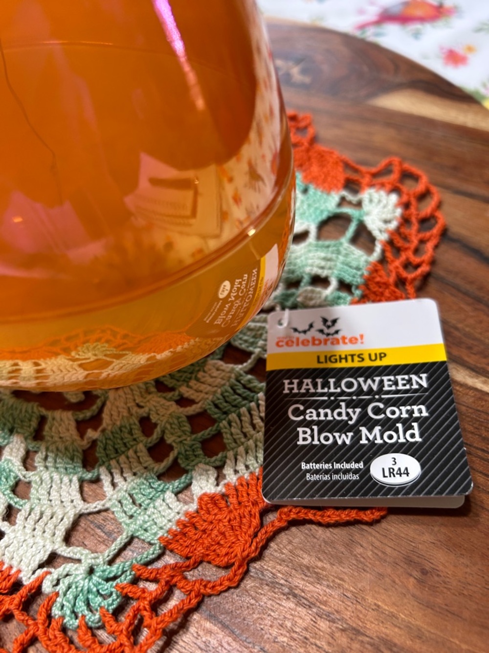 Way To Celebrate Light Up Halloween Candy Corn Blow Mold 2025 NWT - Picture 5 of 7